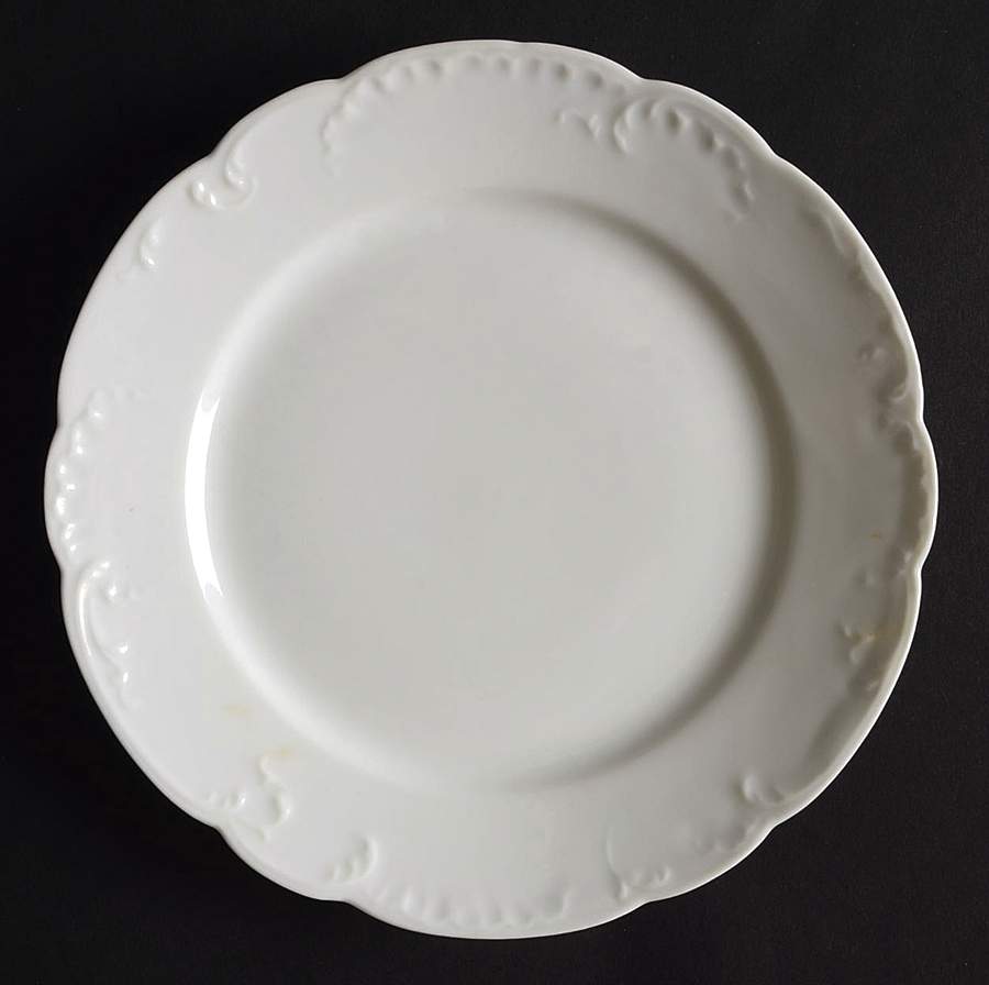 Marseille (All White) Bread & Butter Plate by Haviland-1
