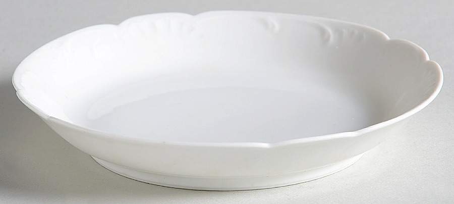 Marseille (All White) Fruit/Dessert (Sauce) Bowl by Haviland-1