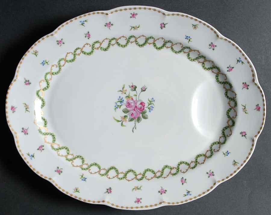 Marval 13" Oval Serving Platter by Haviland-1