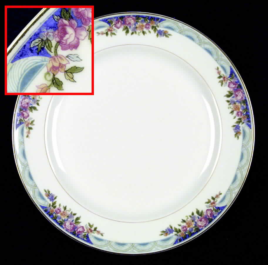 Massachusetts Dinner Plate by Haviland-1