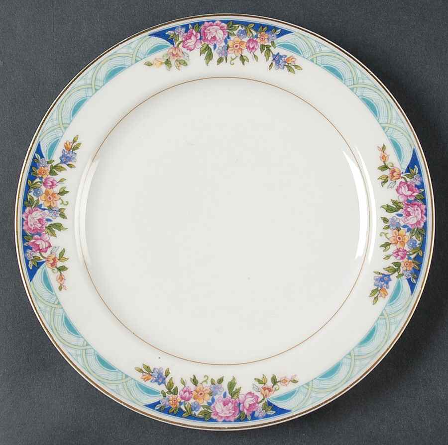 Massachusetts Salad Plate by Haviland-1