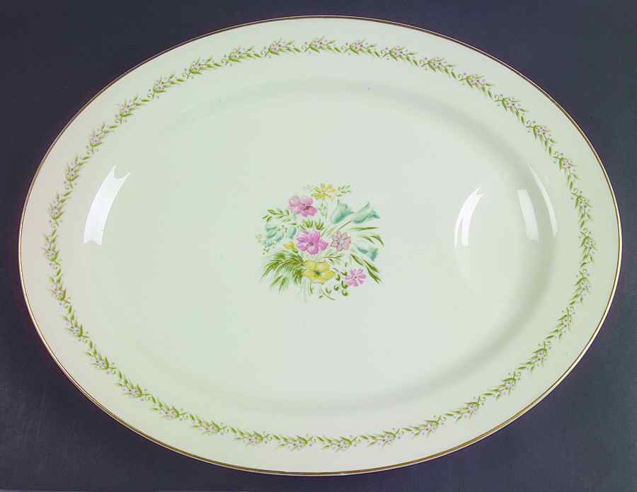 Mayflower (France) 15" Oval Serving Platter by Haviland-1