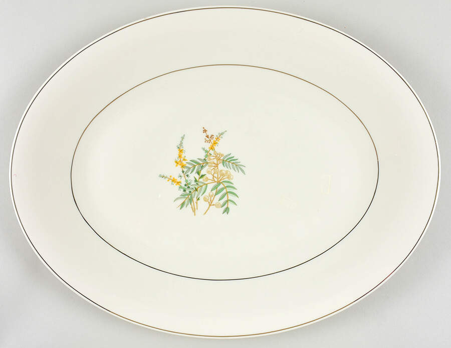 Melrose 16" Oval Serving Platter by Haviland-1