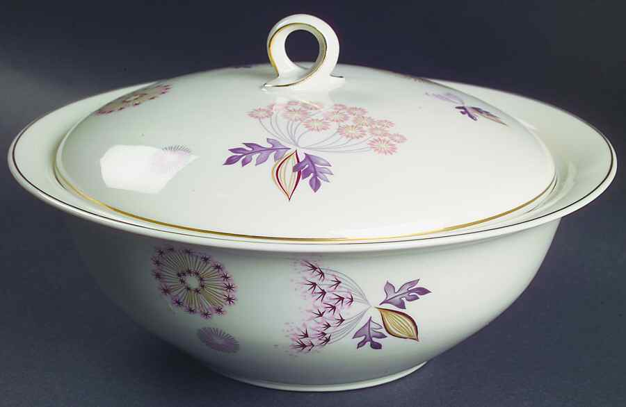 Meadow Lace Round Covered Vegetable by Haviland-1