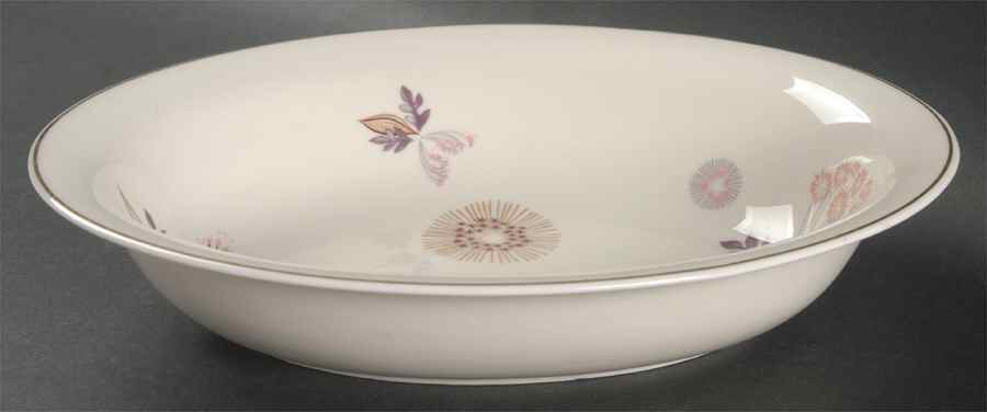 Meadow Lace 10" Oval Vegetable Bowl by Haviland-1