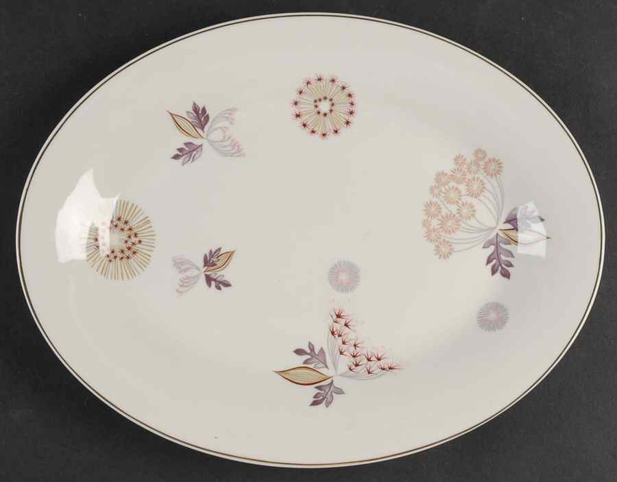 Meadow Lace 11" Oval Serving Platter by Haviland-1