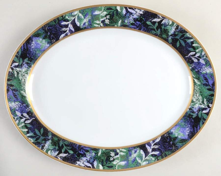 Melusine 15" Oval Serving Platter by Haviland-1