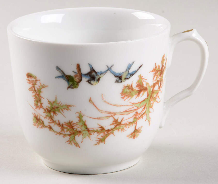 Meadow Visitors (Smooth, No Trim) Flat Cup by Haviland-1