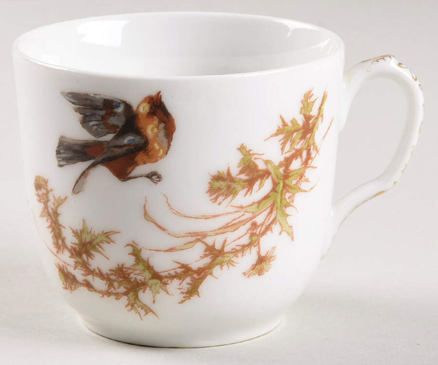 Meadow Visitors (Smooth, No Trim) Flat Cup by Haviland-1