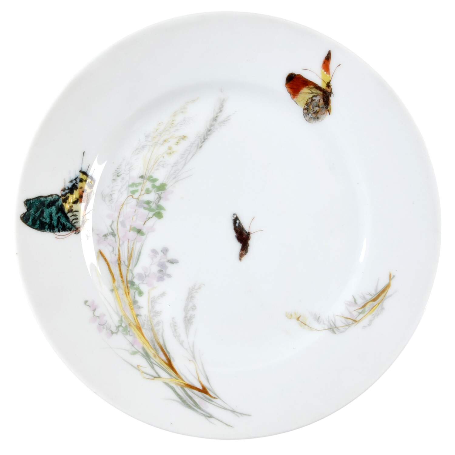 Meadow Visitors (Smooth, No Trim) Luncheon Plate by Haviland-1