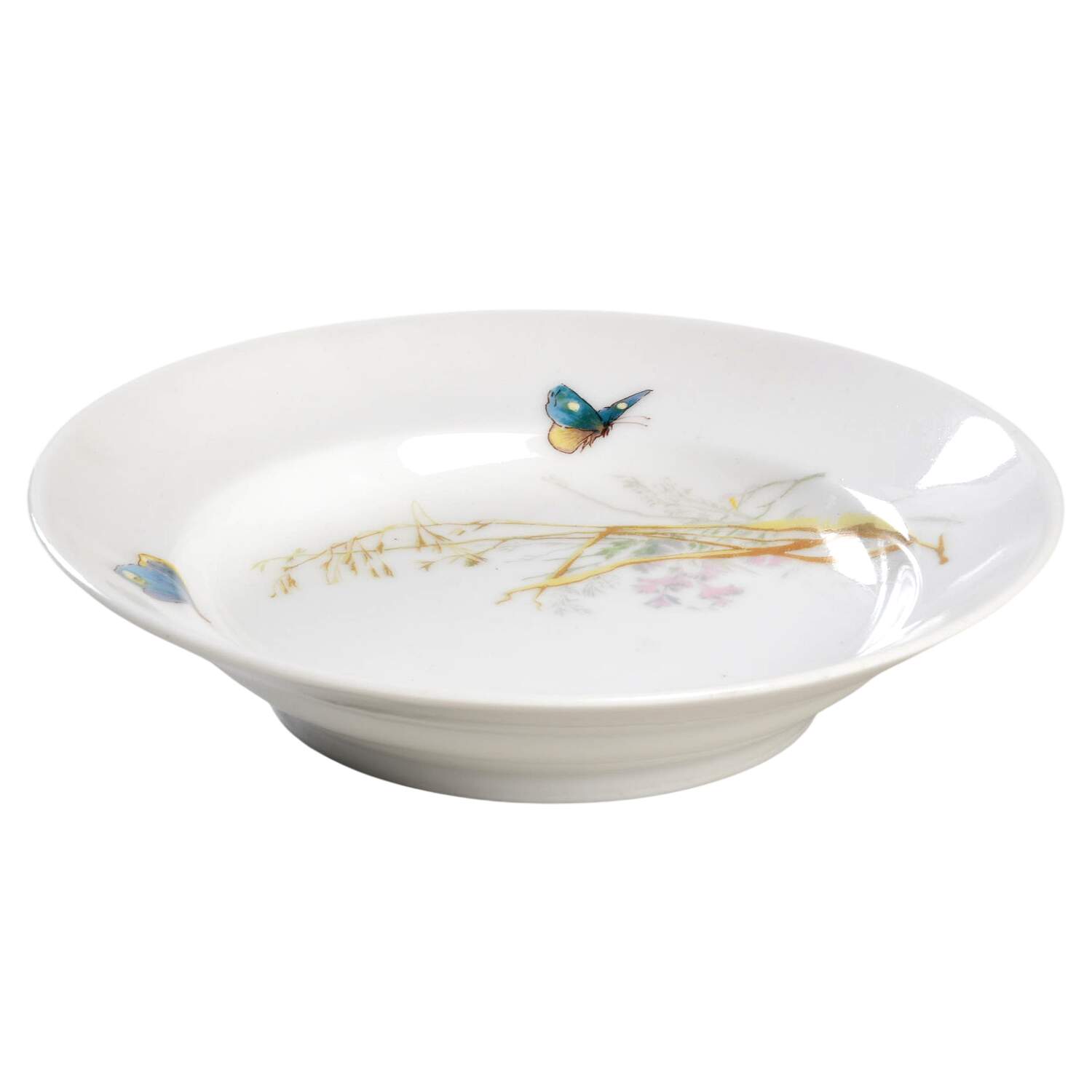 Meadow Visitors (Smooth, No Trim) Fruit/Dessert (Sauce) Bowl by Haviland-1