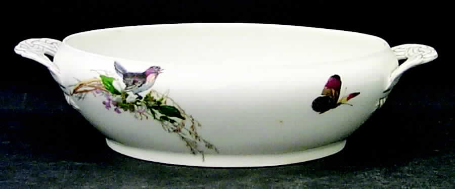 Meadow Visitors (Smooth, No Trim) Oval Vegetable No Lid by Haviland-1