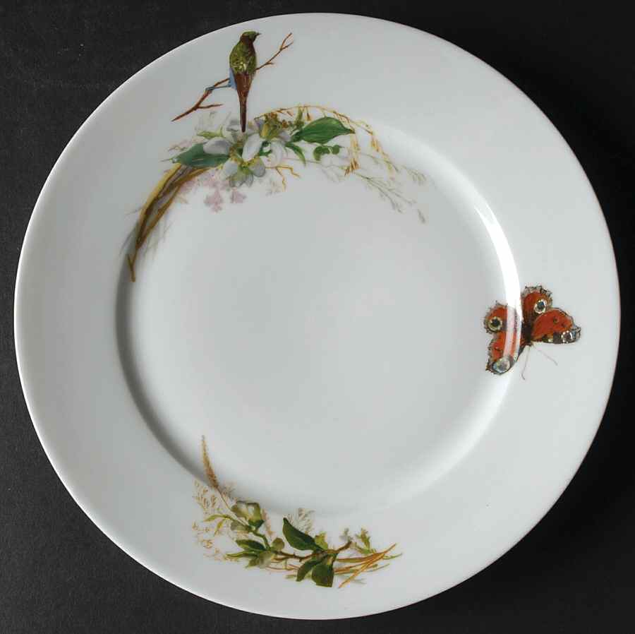 Meadow Visitors (Smooth, No Trim) Luncheon Plate by Haviland-1