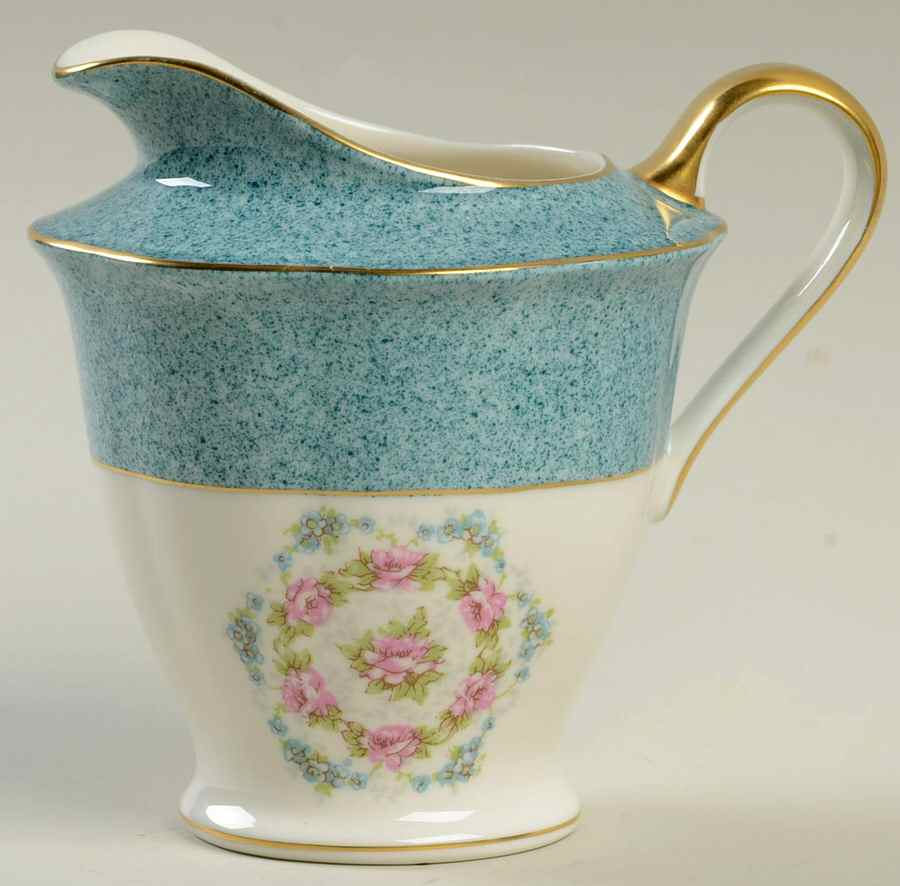 Mezzatint Blue Creamer by Haviland-1