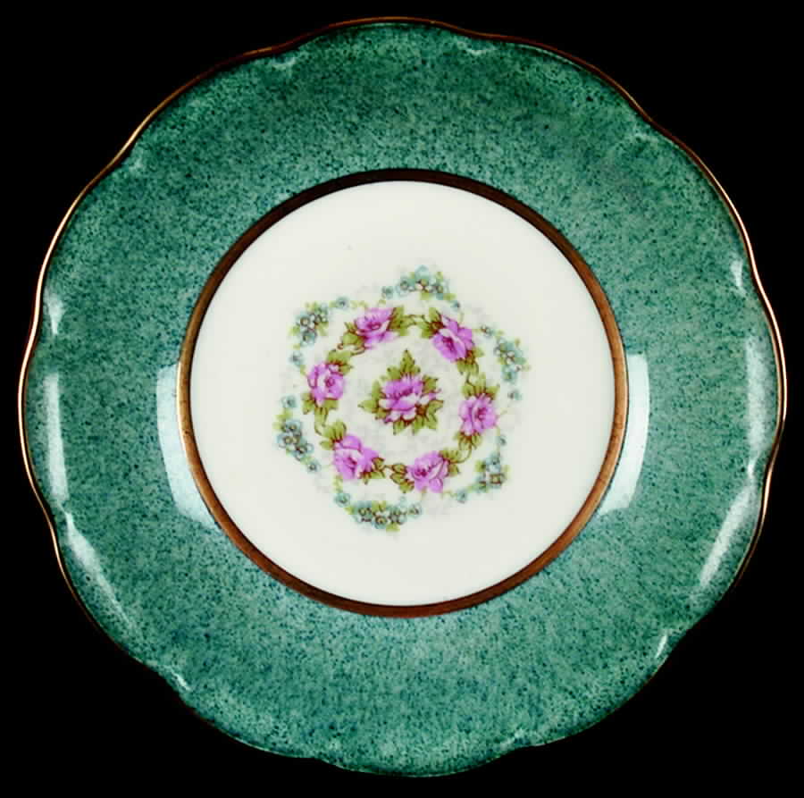 Mezzatint Green Fruit/Dessert (Sauce) Bowl by Haviland-1