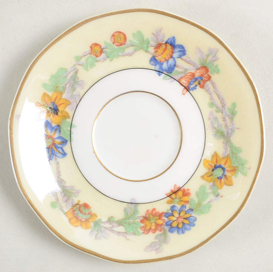 Miami Cream Saucer for Demitasse Cup by Haviland-1