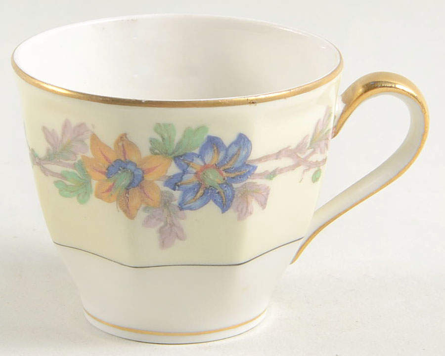 Miami Cream Flat Demitasse Cup by Haviland-1
