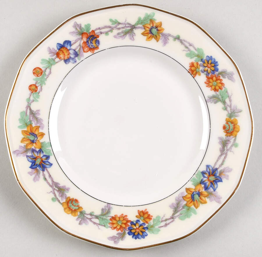 Miami Cream Salad Plate by Haviland-1