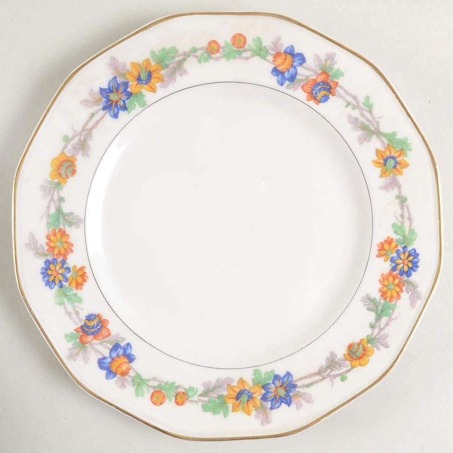 Miami White Luncheon Plate by Haviland-1