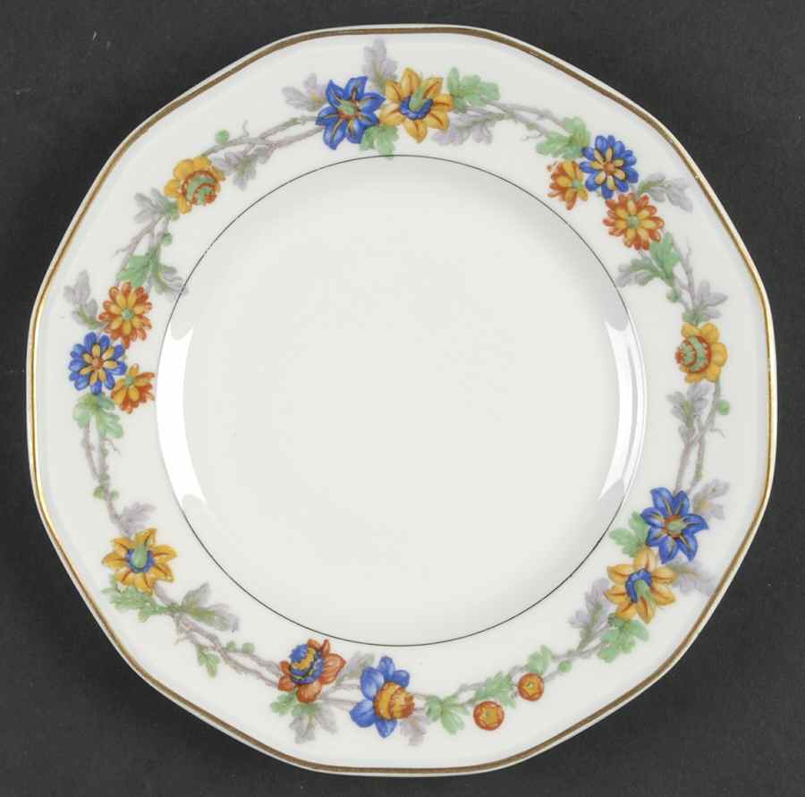 Miami White Salad Plate by Haviland-1