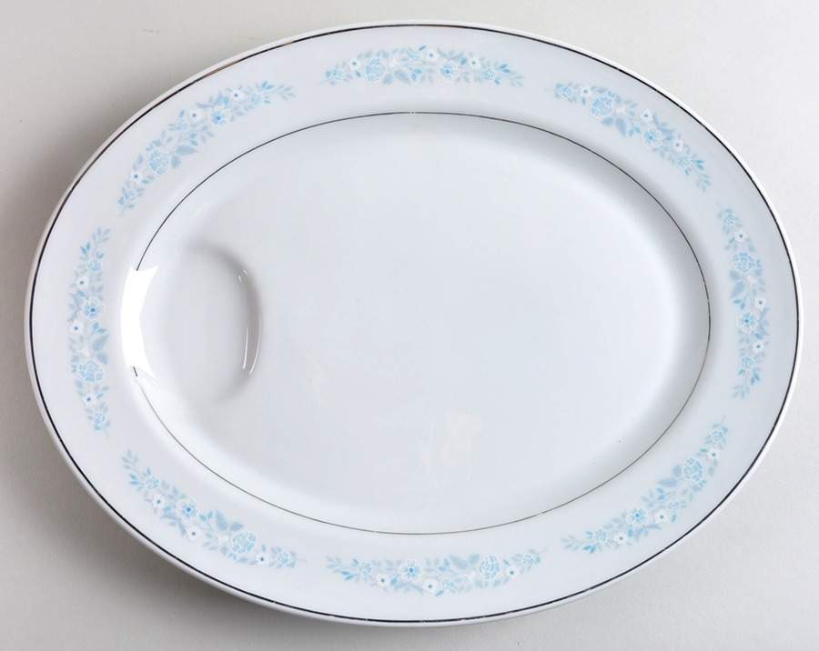 Michelle 13" Oval Serving Platter by Haviland-1