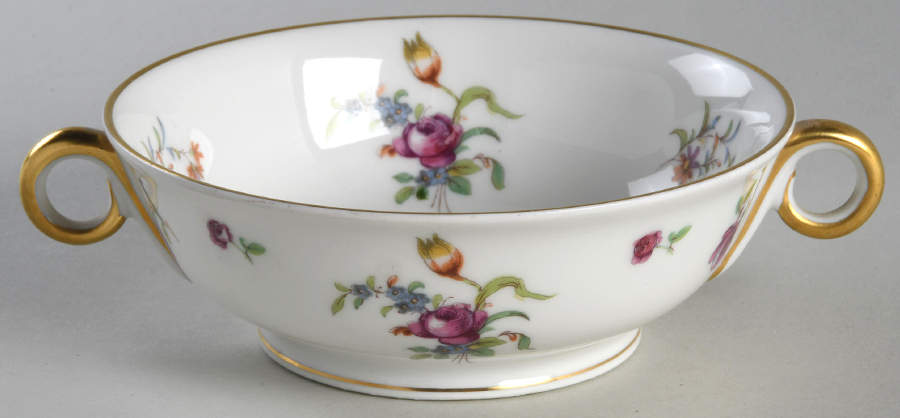 Mignonette Footed Cream Soup Bowl by Haviland-1