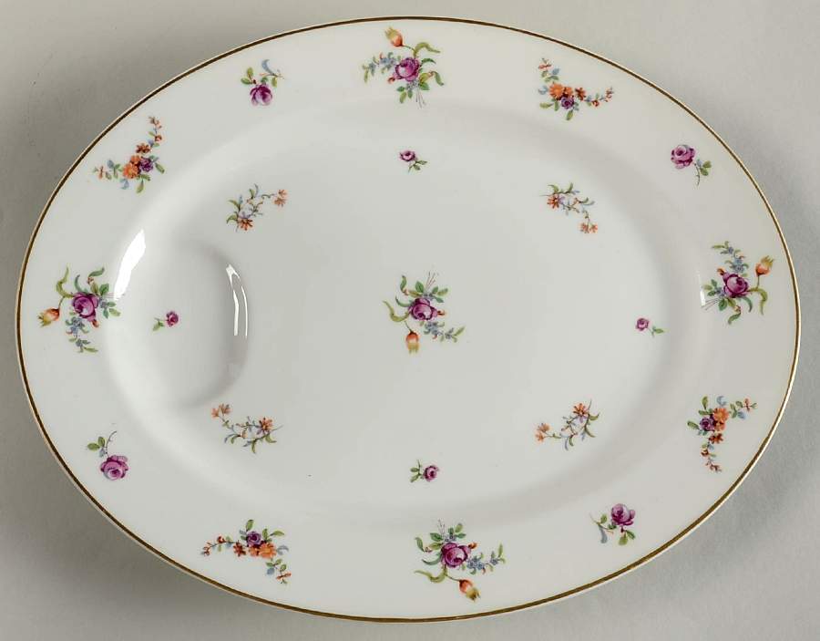 Mignonette 13" Oval Serving Platter by Haviland-1