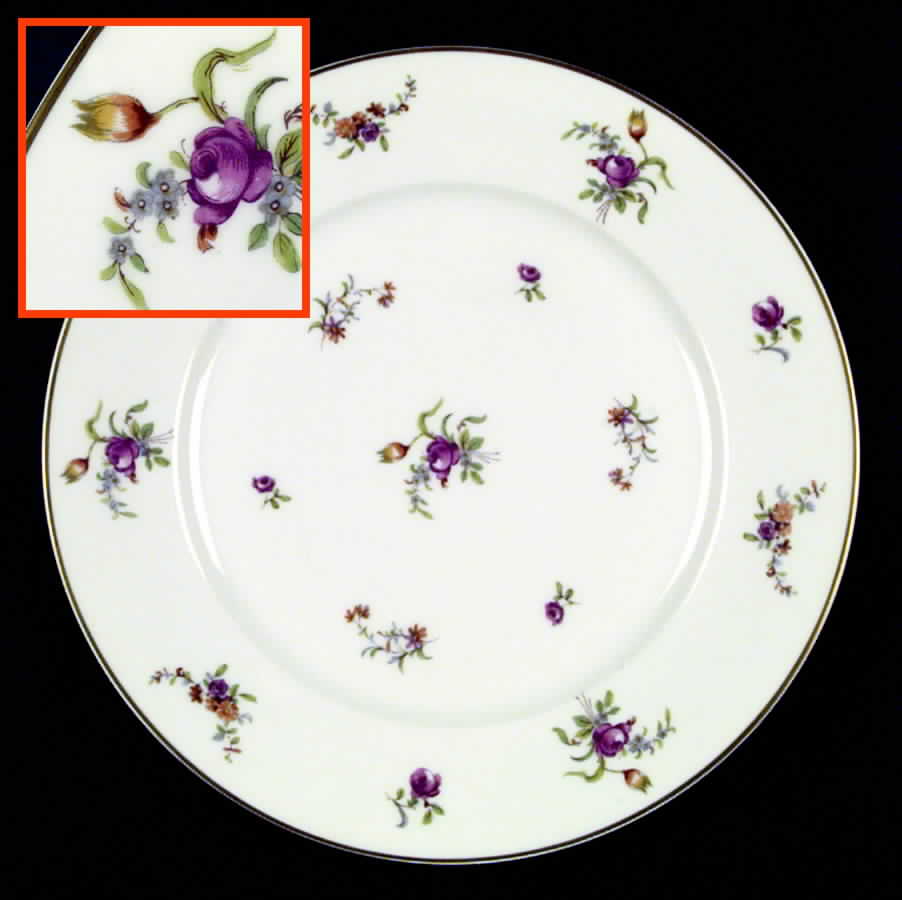 Mignonette Dinner Plate by Haviland-1