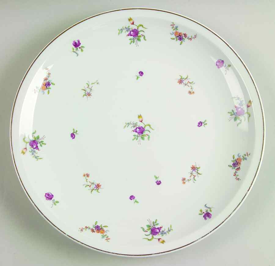 Mignonette 12" Chop Plate (Round Platter) by Haviland-1