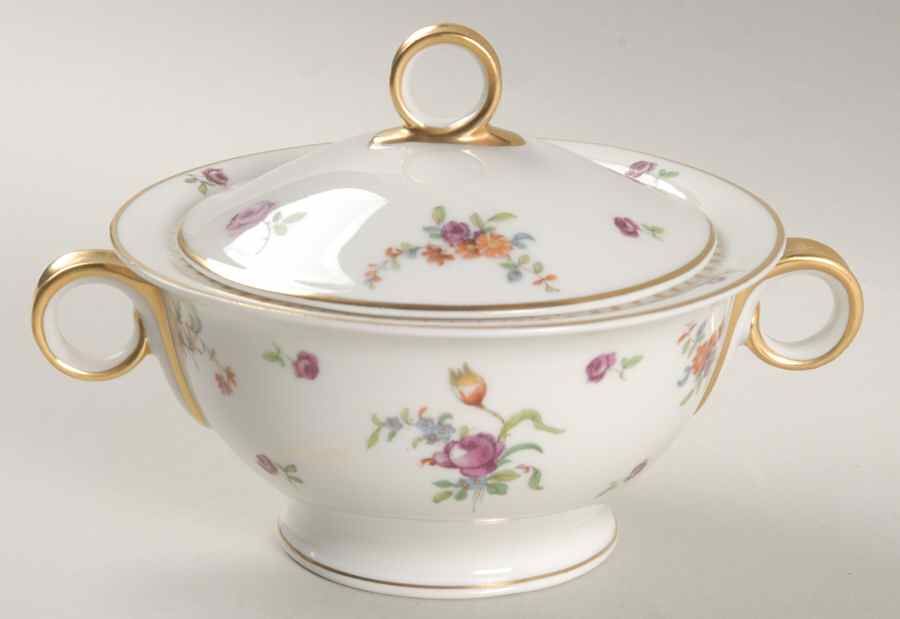 Mignonette Sugar Bowl & Lid by Haviland-1