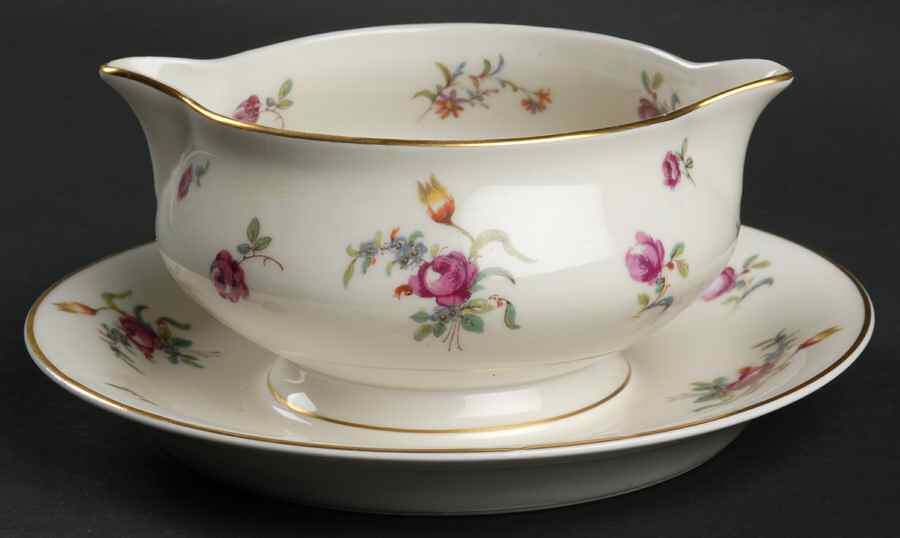 Mignonette Gravy Boat with Attached Underplate by Haviland-1
