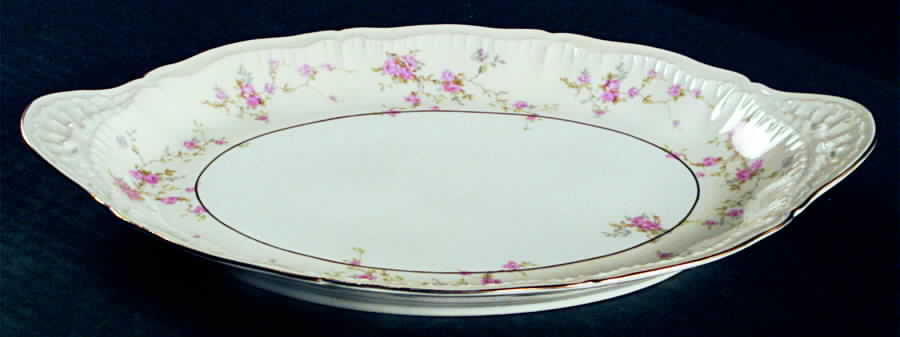 Millbury 12" Oval Serving Platter by Haviland-1