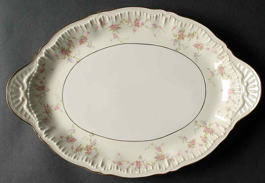 Millbury 14" Oval Serving Platter by Haviland-1