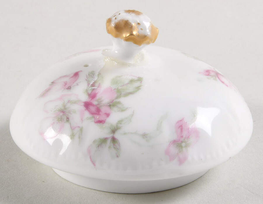 The Miramar (White with Pink Flowers) Lid for Teapot by Haviland-1
