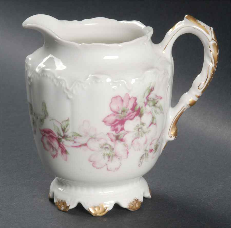 The Miramar (White with Pink Flowers) Creamer by Haviland-1