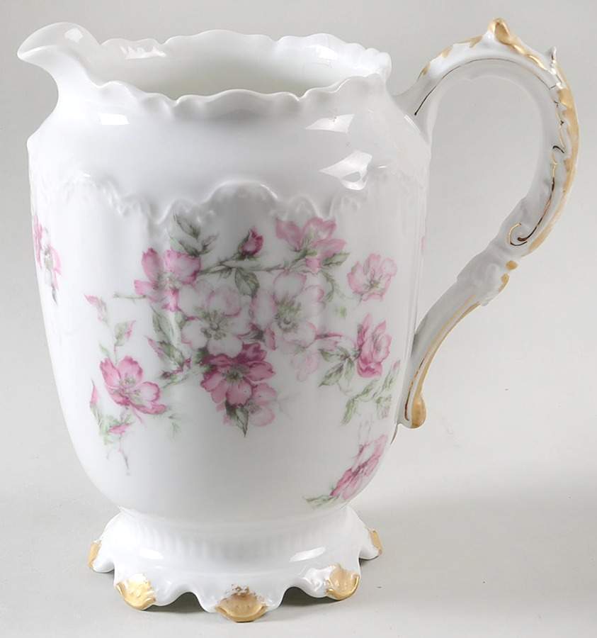 The Miramar (White with Pink Flowers) 38 Oz Pitcher by Haviland-1