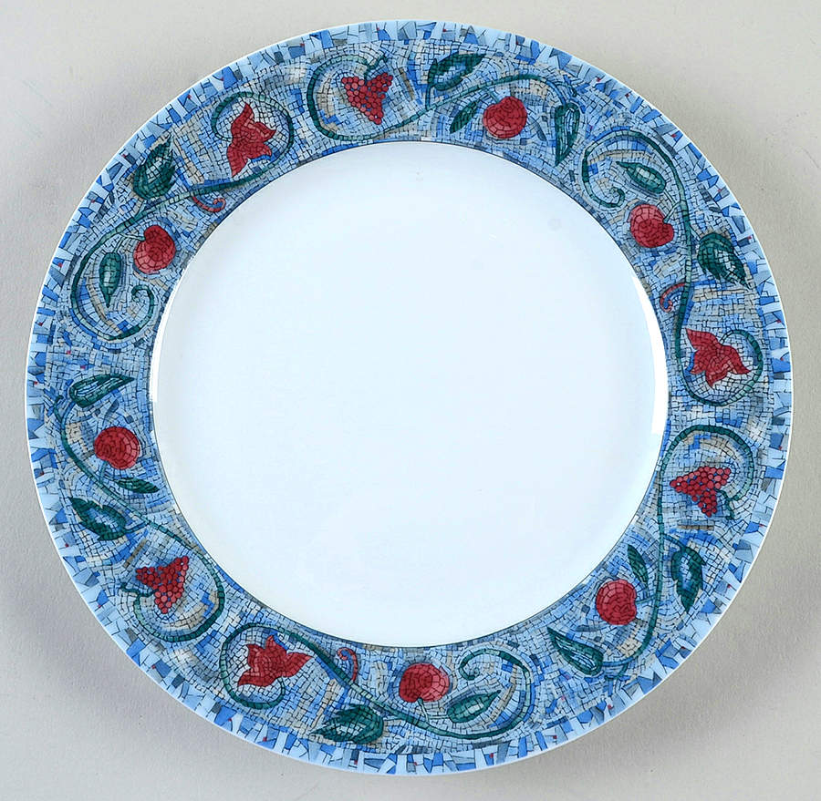 Mosaique and Fruit Fruit Mosaique H (No Trim) Salad Plate by Haviland-1