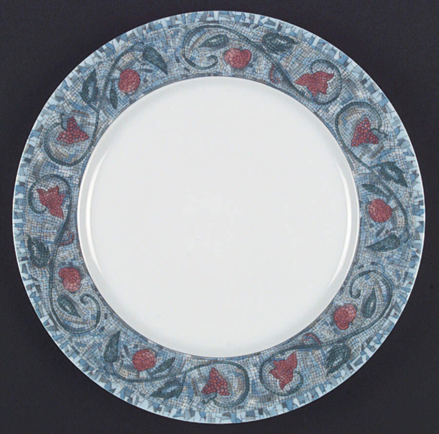 Mosaique and Fruit Fruit Mosaique H (No Trim) Dinner Plate by Haviland-1