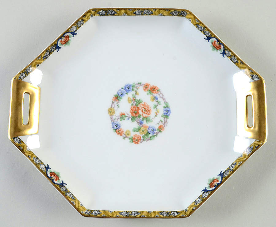 Mogul Handled Cake Plate by Haviland-1