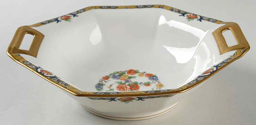 Mogul 9" Octagonal Vegetable Bowl by Haviland-1