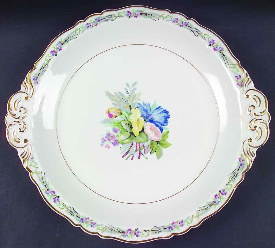 Morning Glory 13" Chop Plate (Round Platter) by Haviland-1