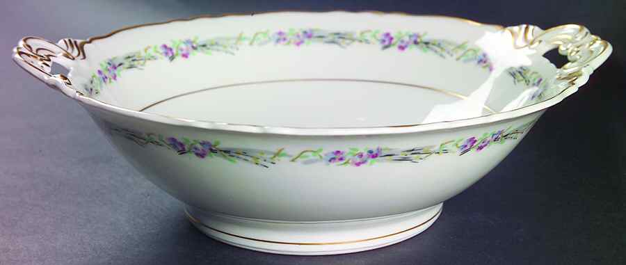 Morning Glory 10" Round Vegetable Bowl by Haviland-1