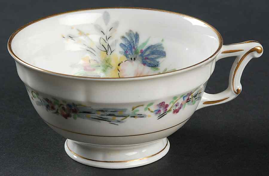 Morning Glory Footed Cup by Haviland-1
