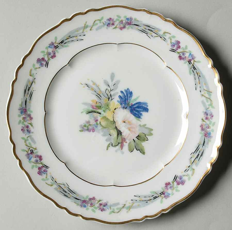 Morning Glory Bread & Butter Plate by Haviland-1