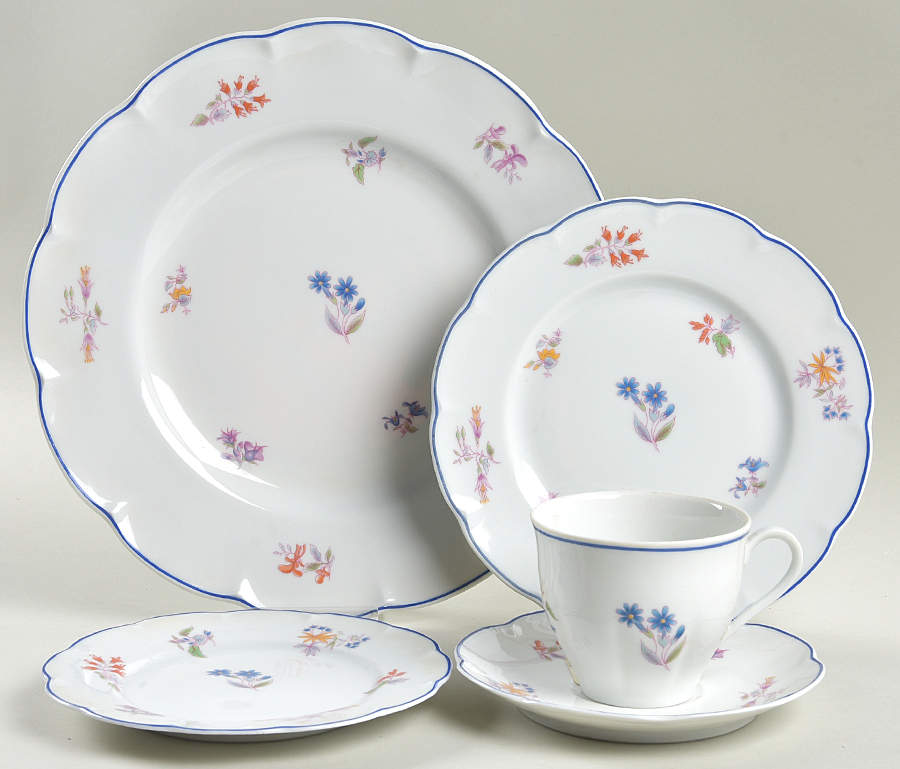 Mon Jardin 5 Piece Place Setting by Haviland-1