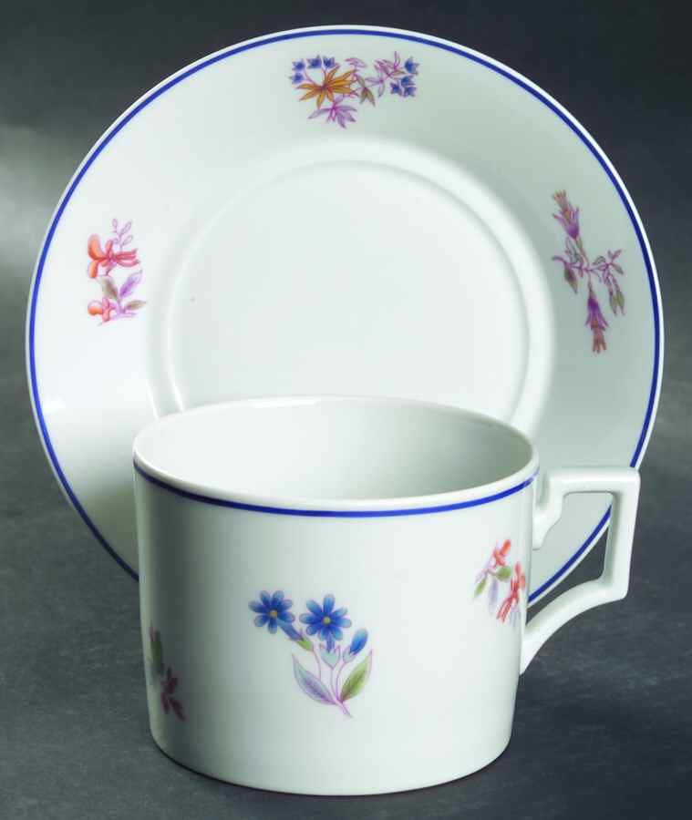 Mon Jardin Breakfast Cup & Saucer Set by Haviland-1