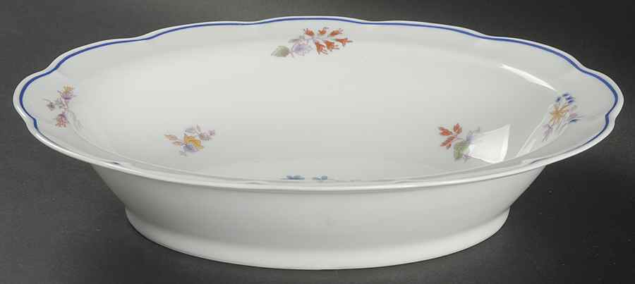 Mon Jardin 9" Oval Vegetable Bowl by Haviland-1