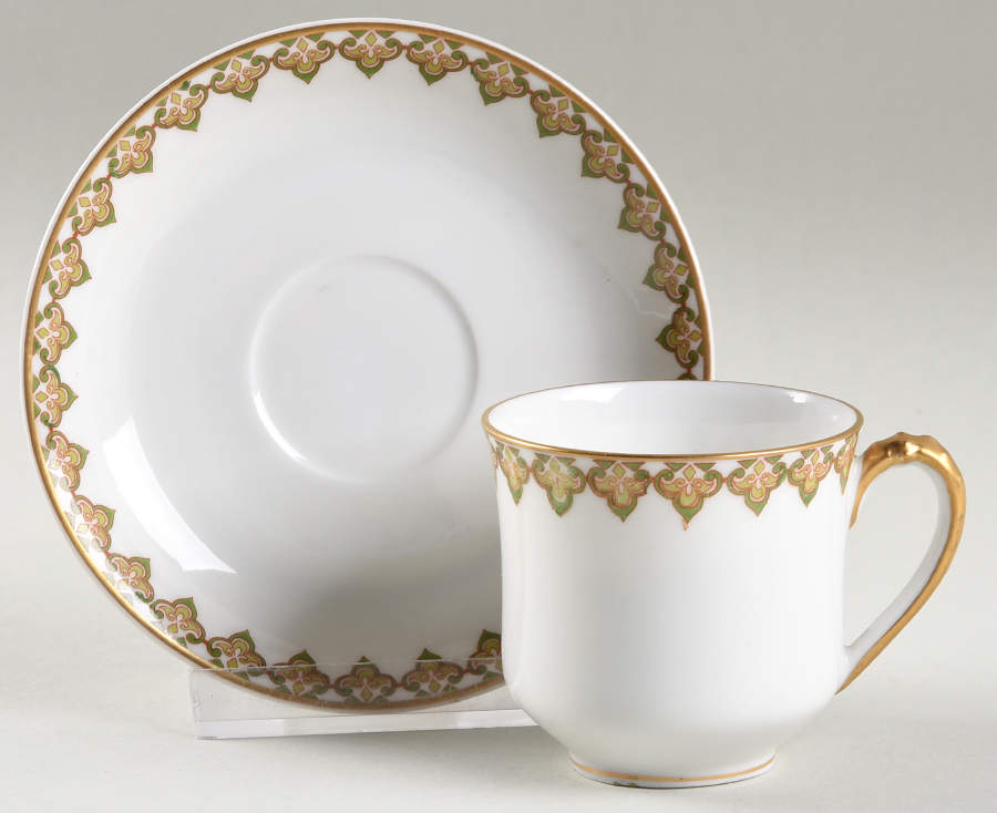 The Monaco Flat Demitasse Cup & Saucer Set by Haviland-1