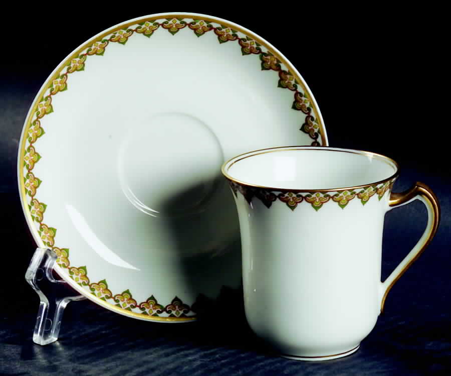 The Monaco Chocolate Cup & Saucer Set by Haviland-1
