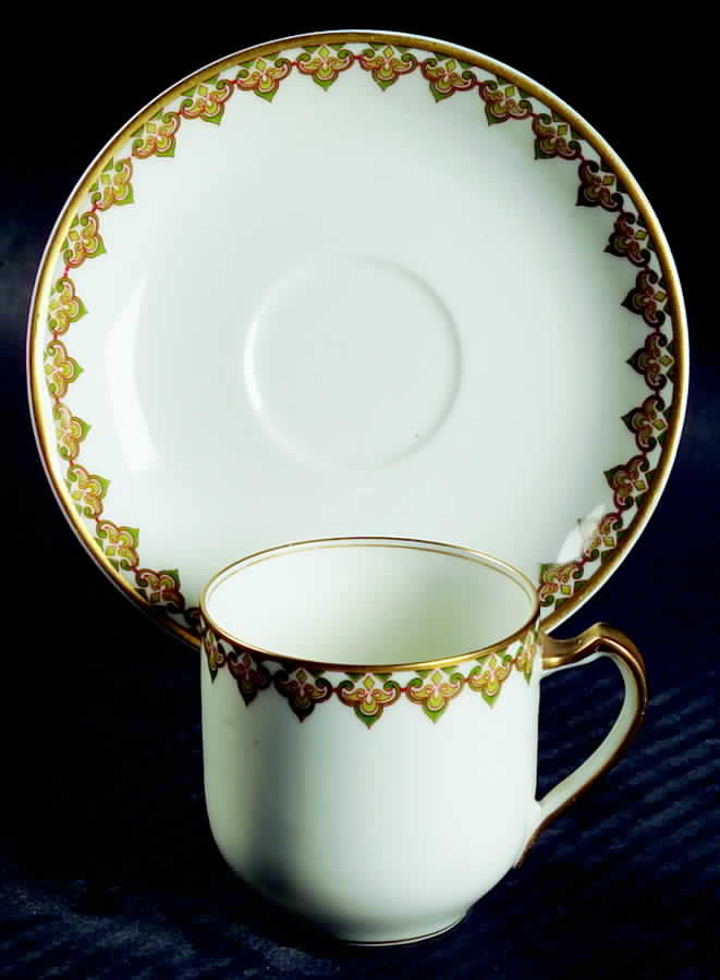 The Monaco Flat Demitasse Cup & Saucer Set by Haviland-1